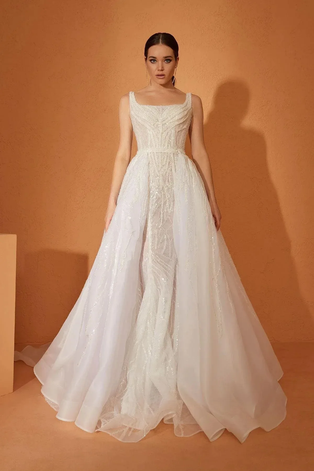 Laurent 2 İki Parça Prenses Model Gelinlik