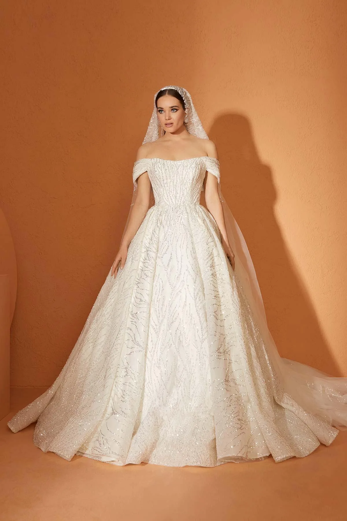 Palm City Dubai Stil Prenses Model Gelinlik