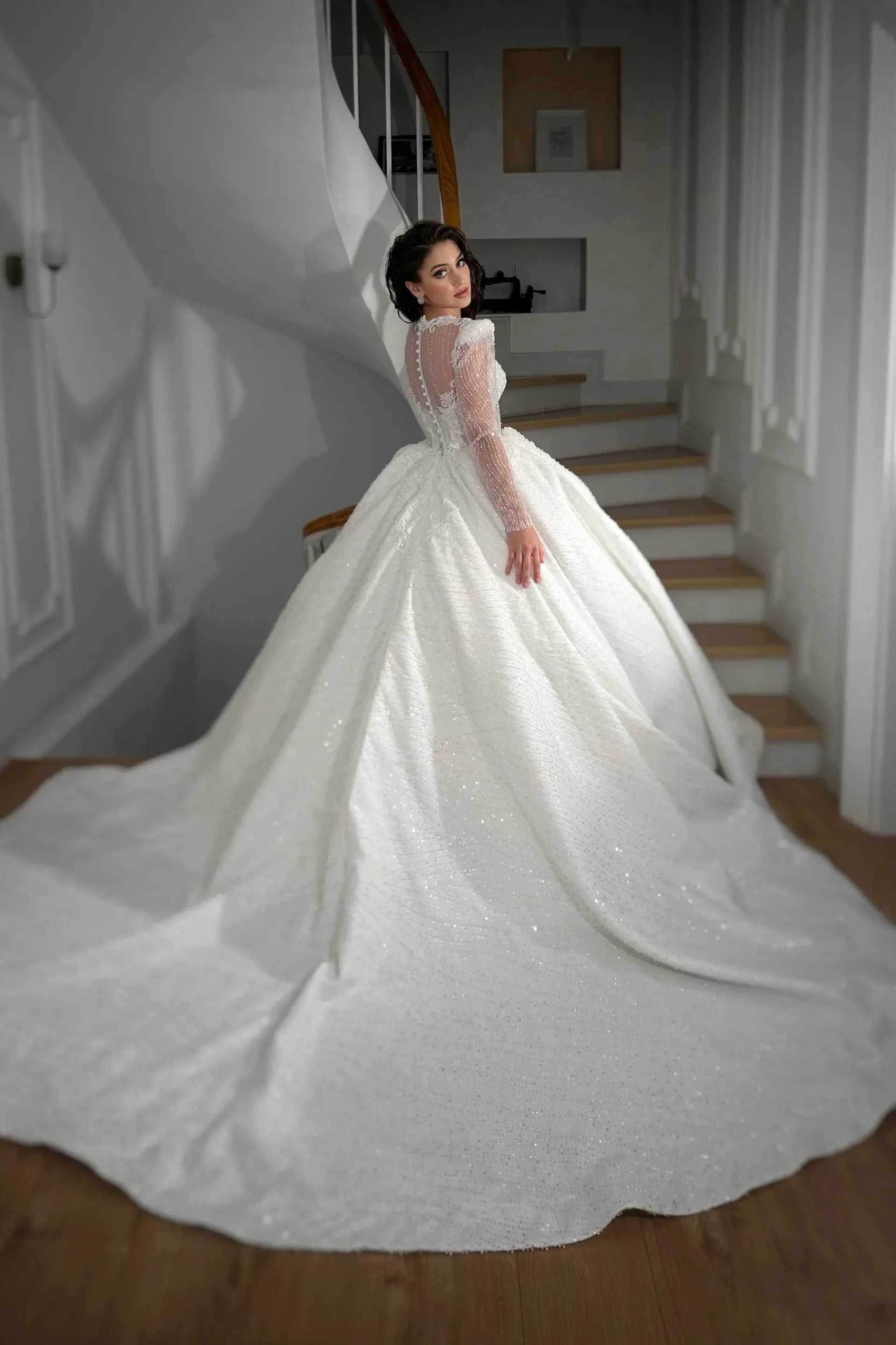 Devinia Dantel Dubai Prenses Model Gelinlik