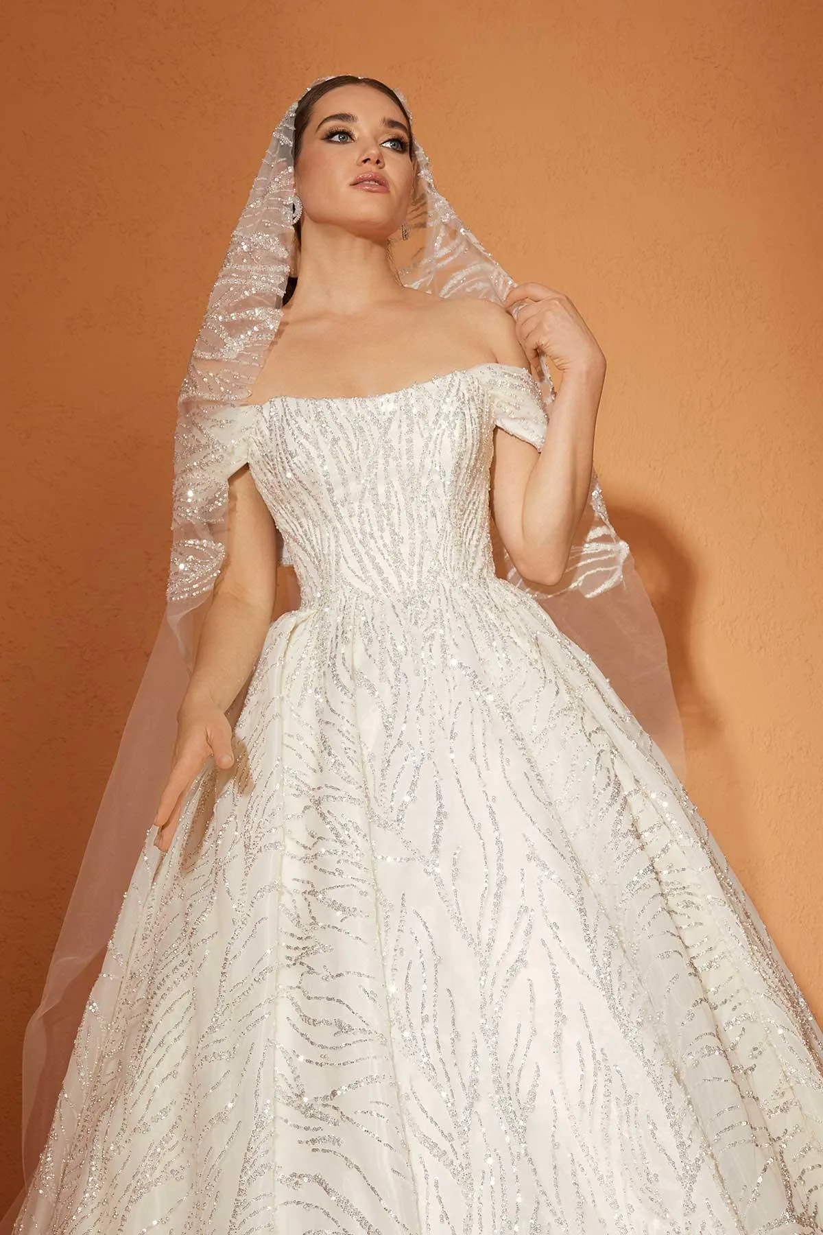 Palm City Dubai Stil Prenses Model Gelinlik