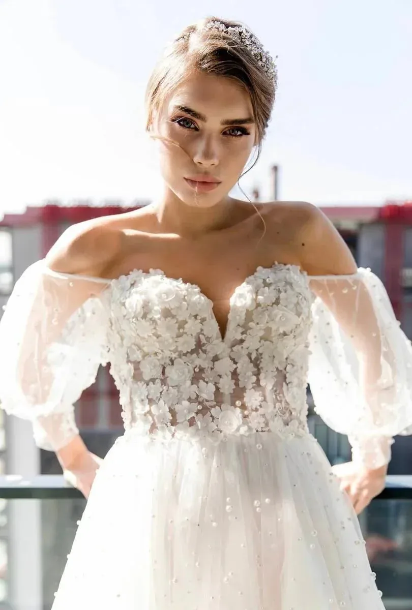 Fleur After Party Kısa Evden Çıkış Gelinlik Elbisesi
