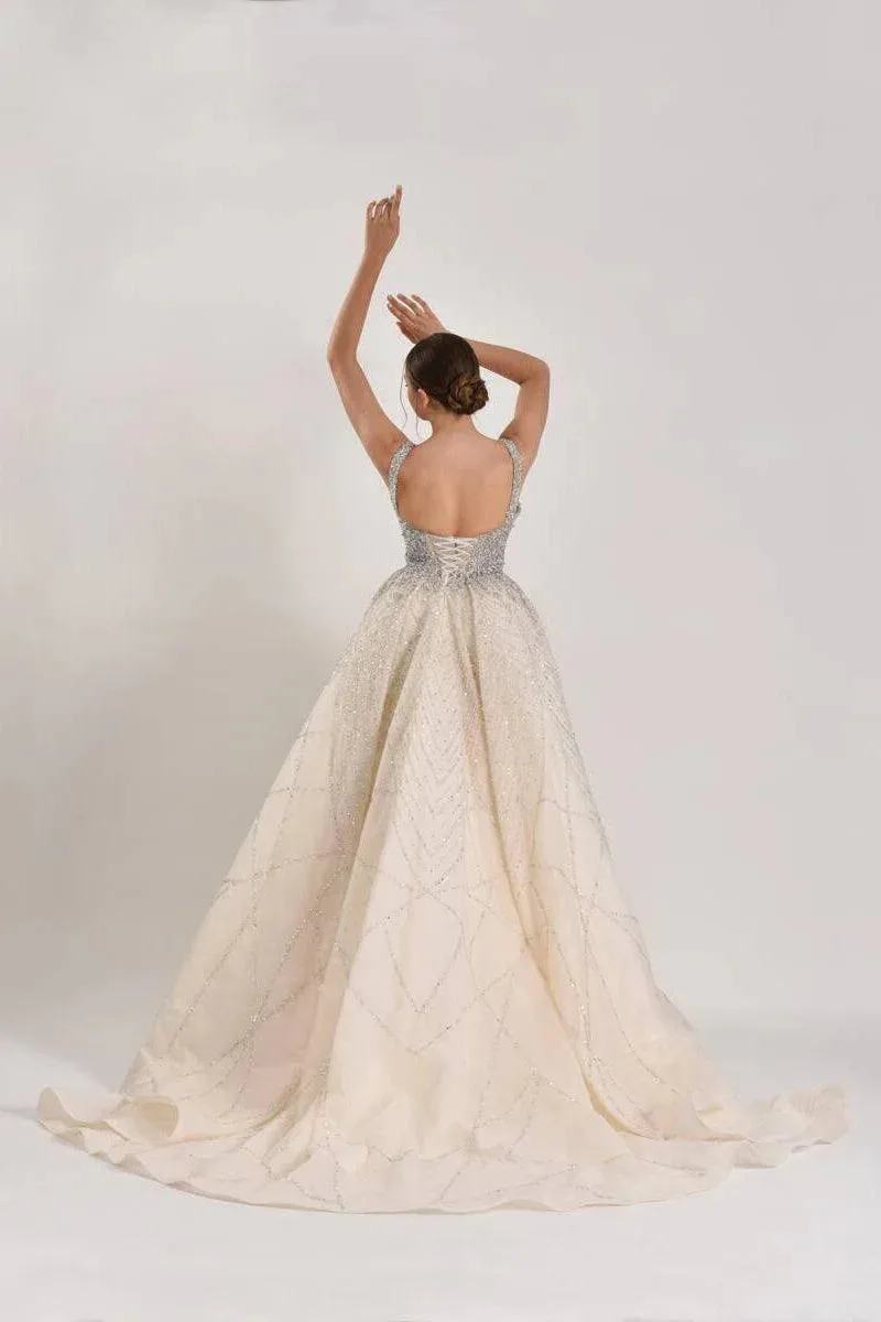 Princess Kasnak İşi Prenses Model Gelinlik