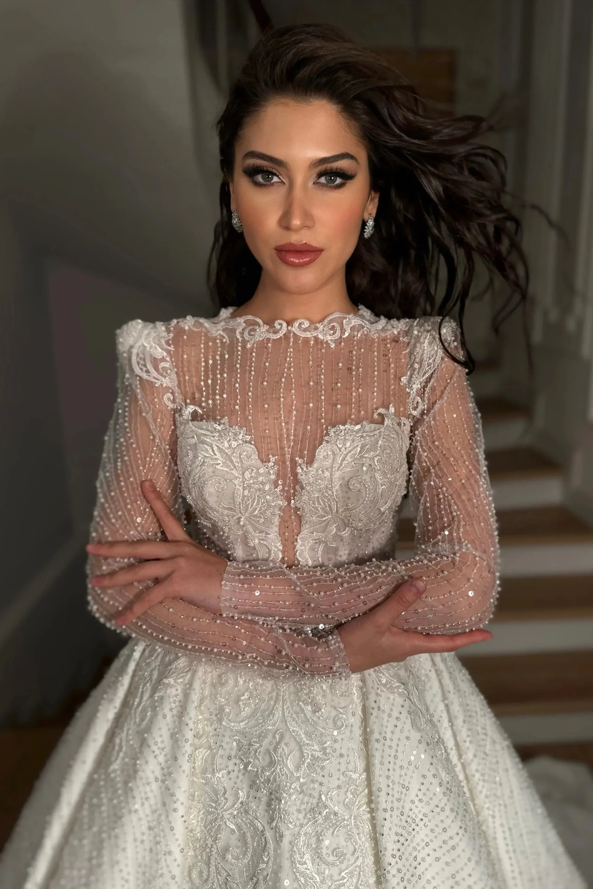 Devinia Dantel Dubai Prenses Model Gelinlik